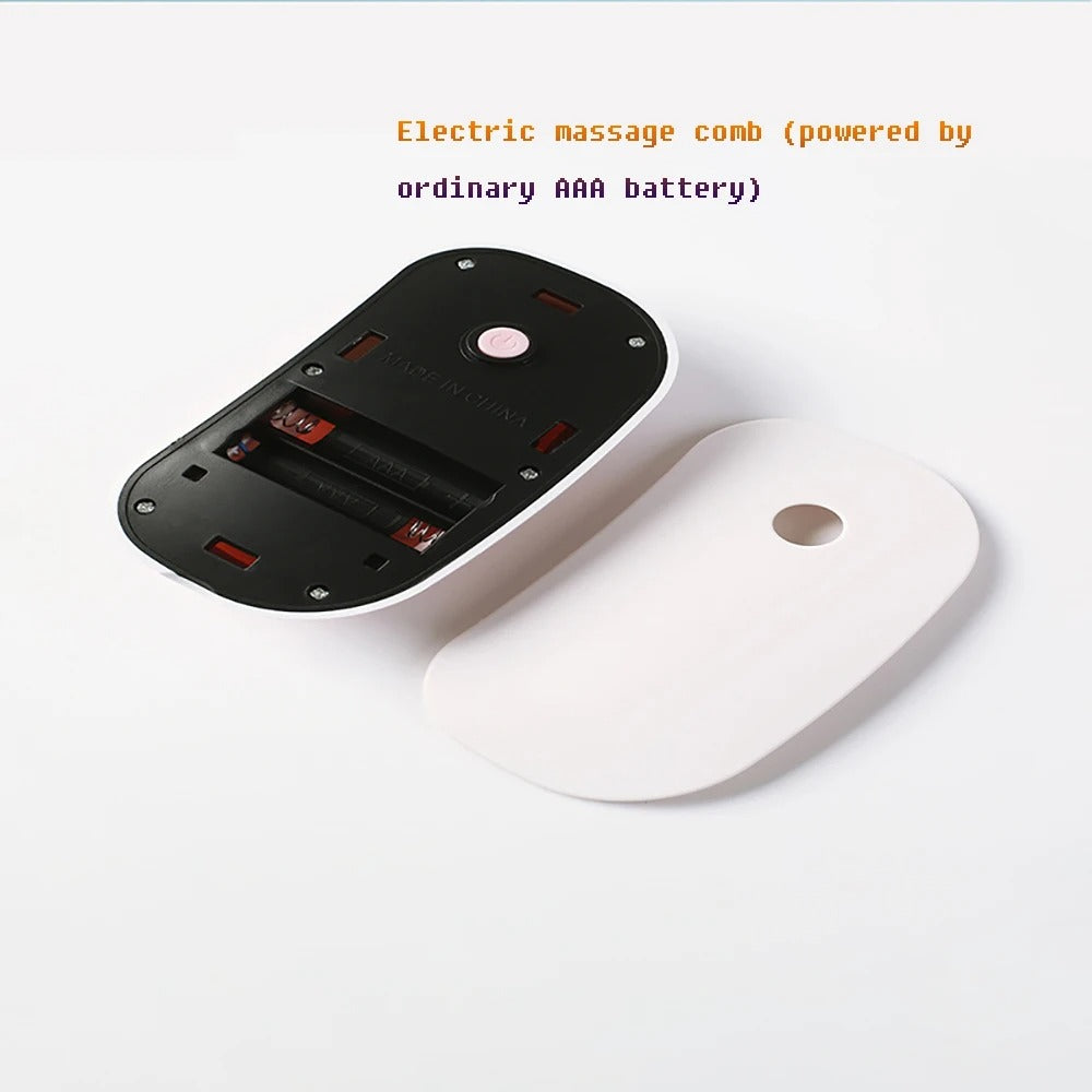 Cepillo Masajeador Para  Cabeza Fisoterapia A Pilas Portatil