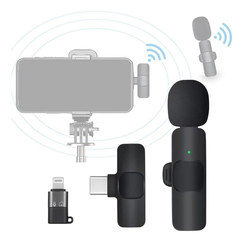 Microfono Inalámbrico De Solapa Celular Tablet Tipo C iPhone
