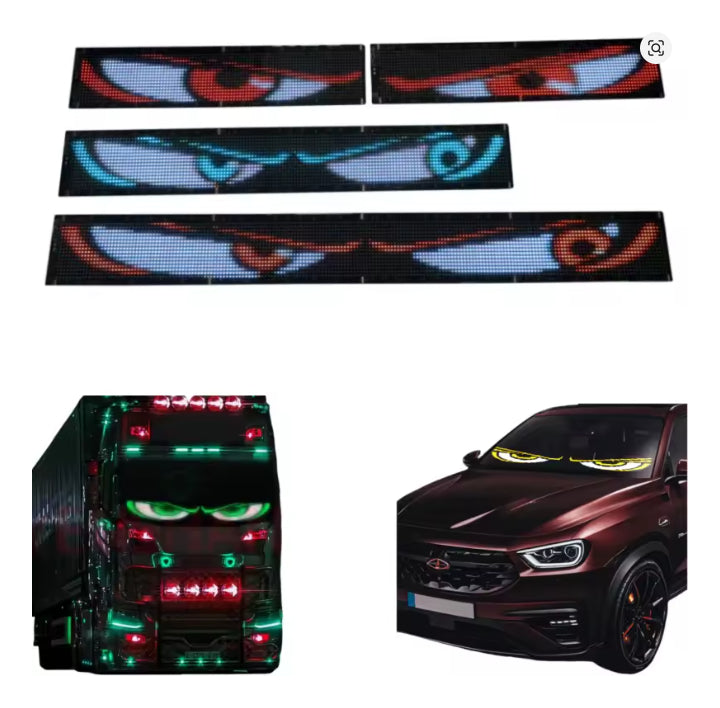 Cartel Led Flexible Programable 17x7cm Letrero Auto App Cont