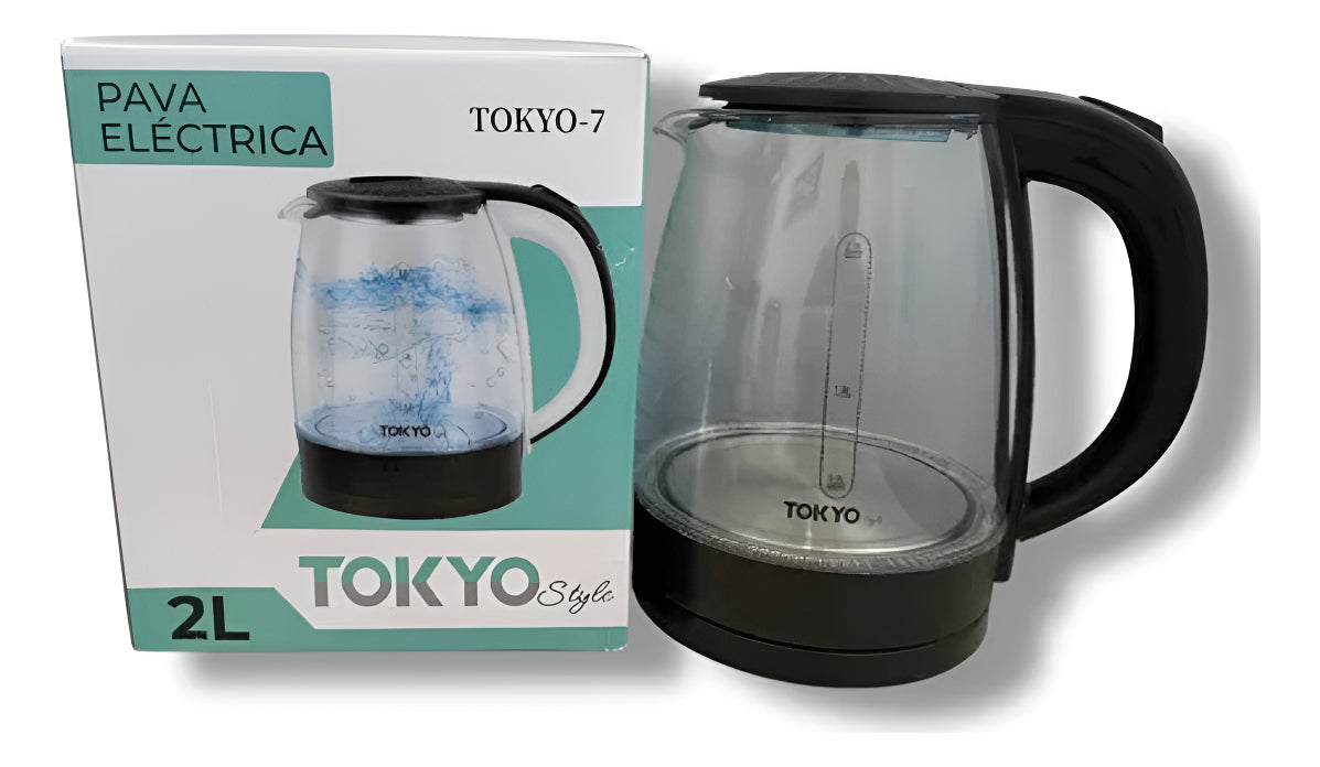 Pava Eléctrica De Vidrio Tokyo