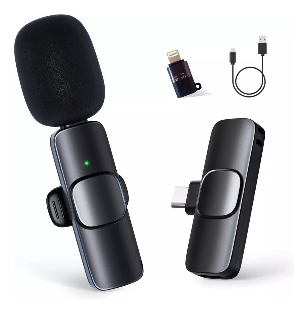 Microfono Inalámbrico De Solapa Celular Tablet Tipo C iPhone
