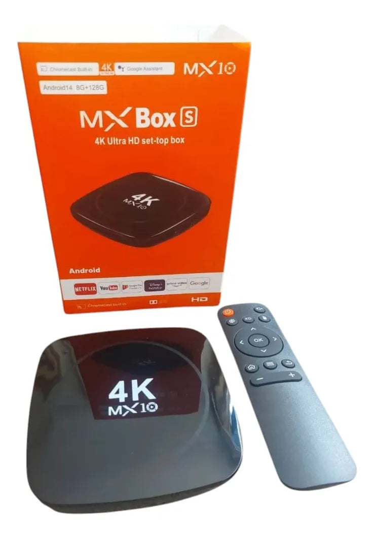Android Mx Box Tv Box 5g Negro Estándar