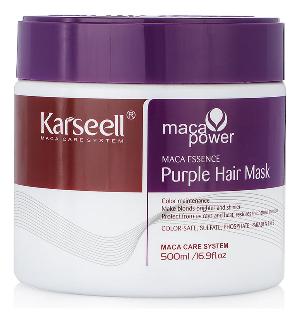 Karseell Maca Power Máscara Matizadora Morada Pote 500ml