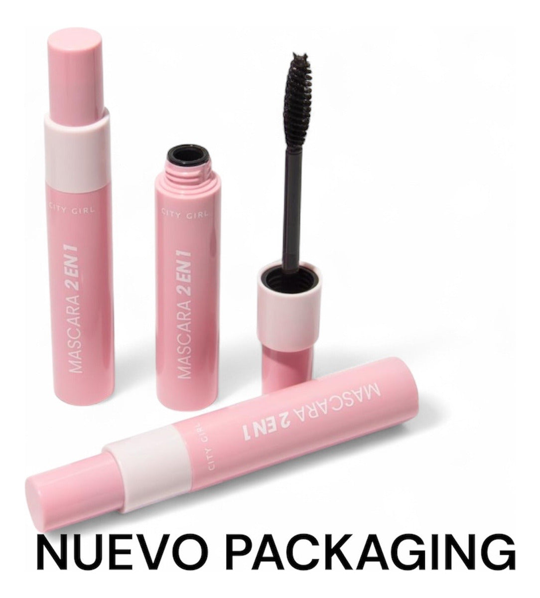 Máscara De Pestañas Doble Efecto Alargadora Y Voluminizadora