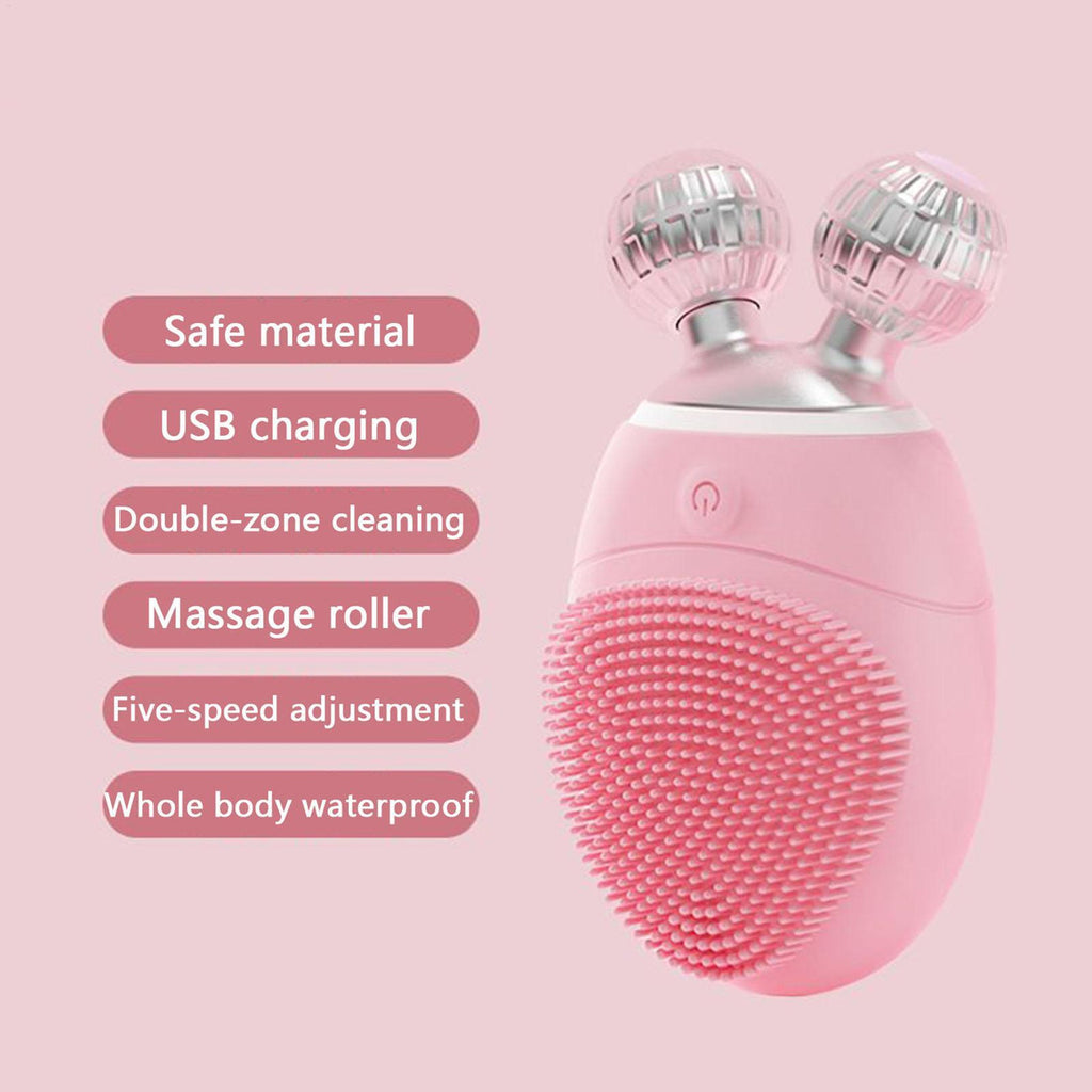 Cepillo Facial Eléctrico Masajeador Vibra Resistente Agua