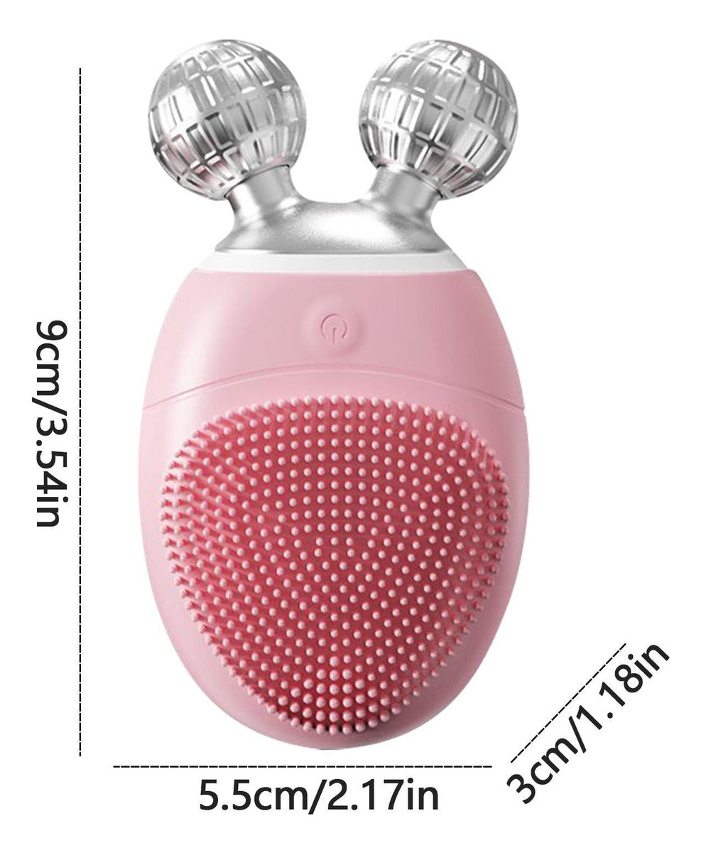 Cepillo Facial Eléctrico Masajeador Vibra Resistente Agua
