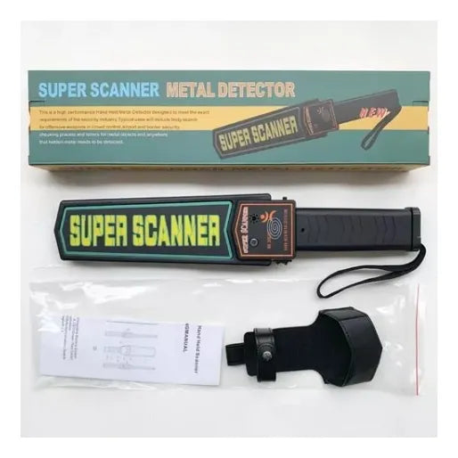 🛡️ Detector de Metales Super Scanner V – Seguridad Negro