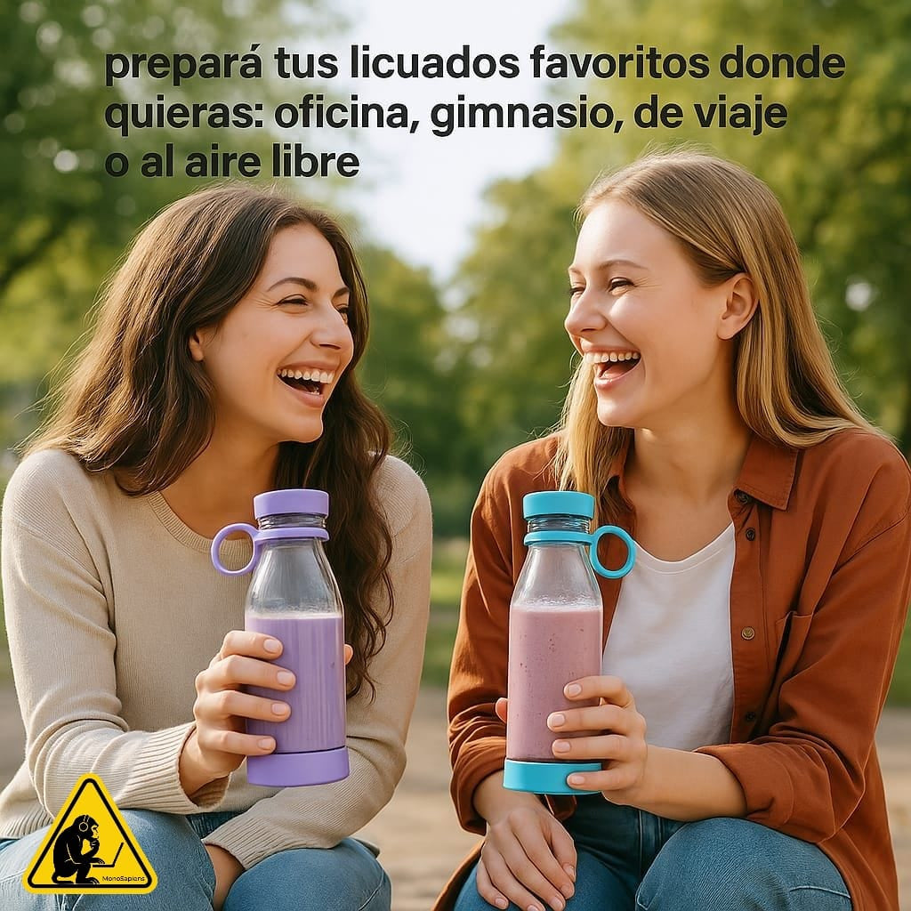 Licuadora Batidora Portátil Mini Usb Botella Juguera Jugos