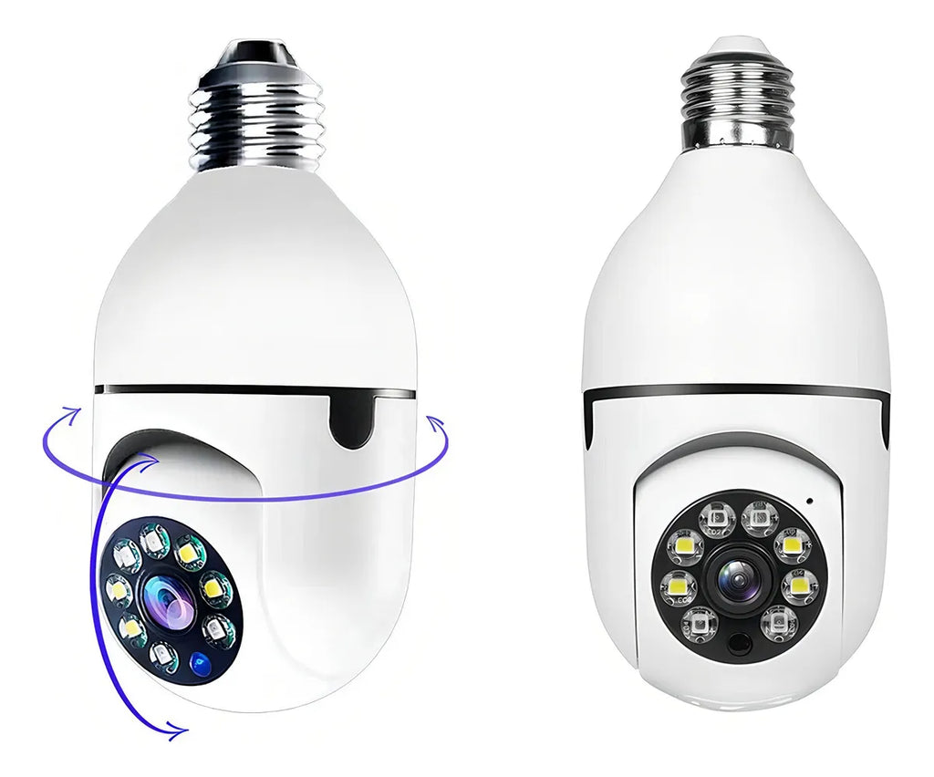 📹 Cámara Seguridad Ampolleta WiFi Domo Lezenza - 1080p 5G