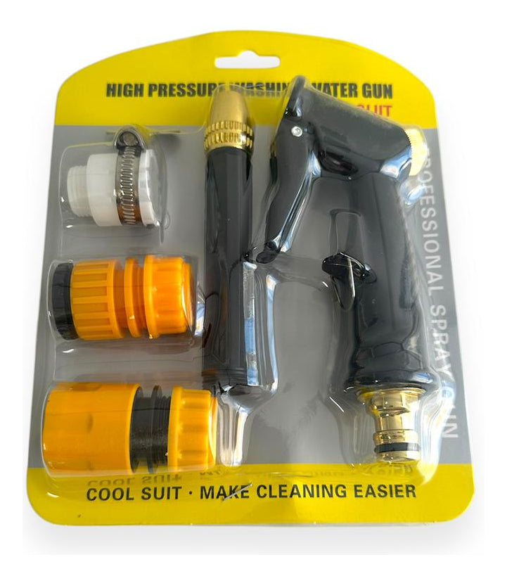 Pistola Portátil Para Manguera Alta Presión Auto Jardin Moto