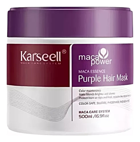 Karseell Maca Power Máscara Matizadora Morada Pote 500ml
