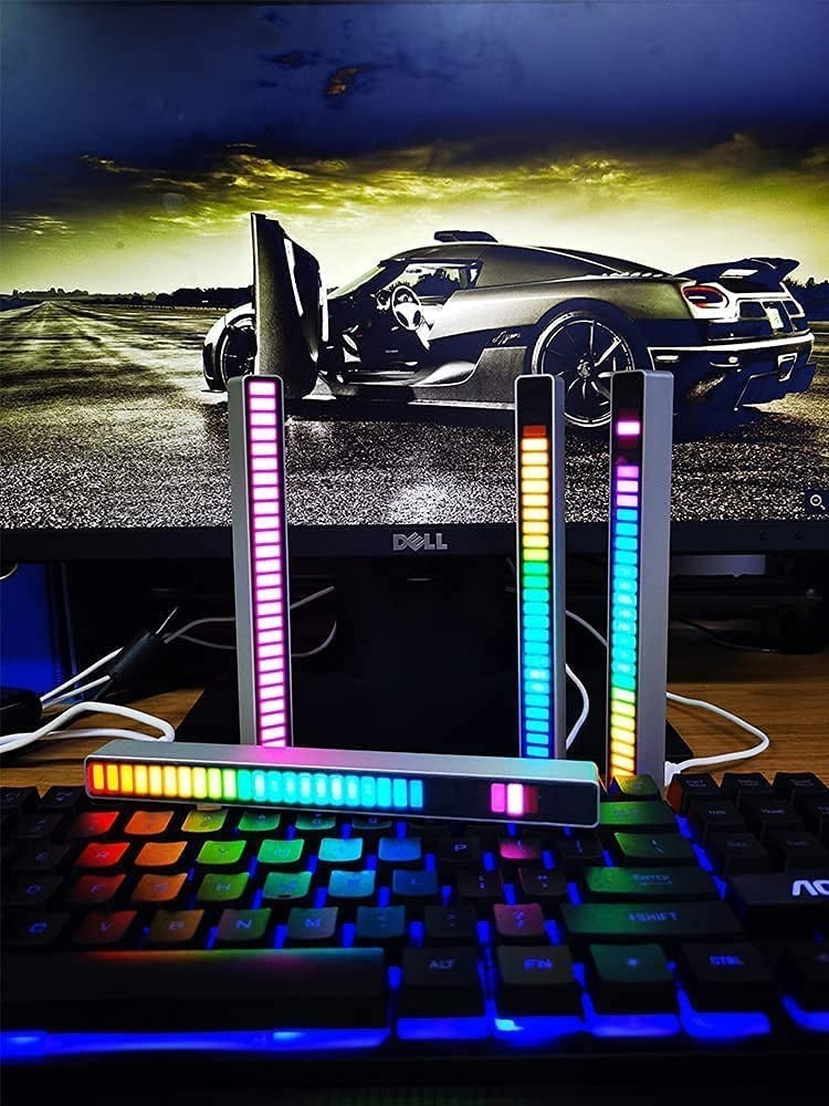 Tira Luz Led Barra Ritmo Musica Rgb Recargable Gamer Reels