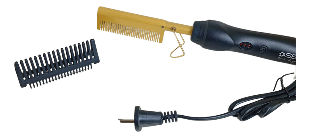 Peine Eléctrico Alisador Planchita Cabellos Ondas Anti Frizz