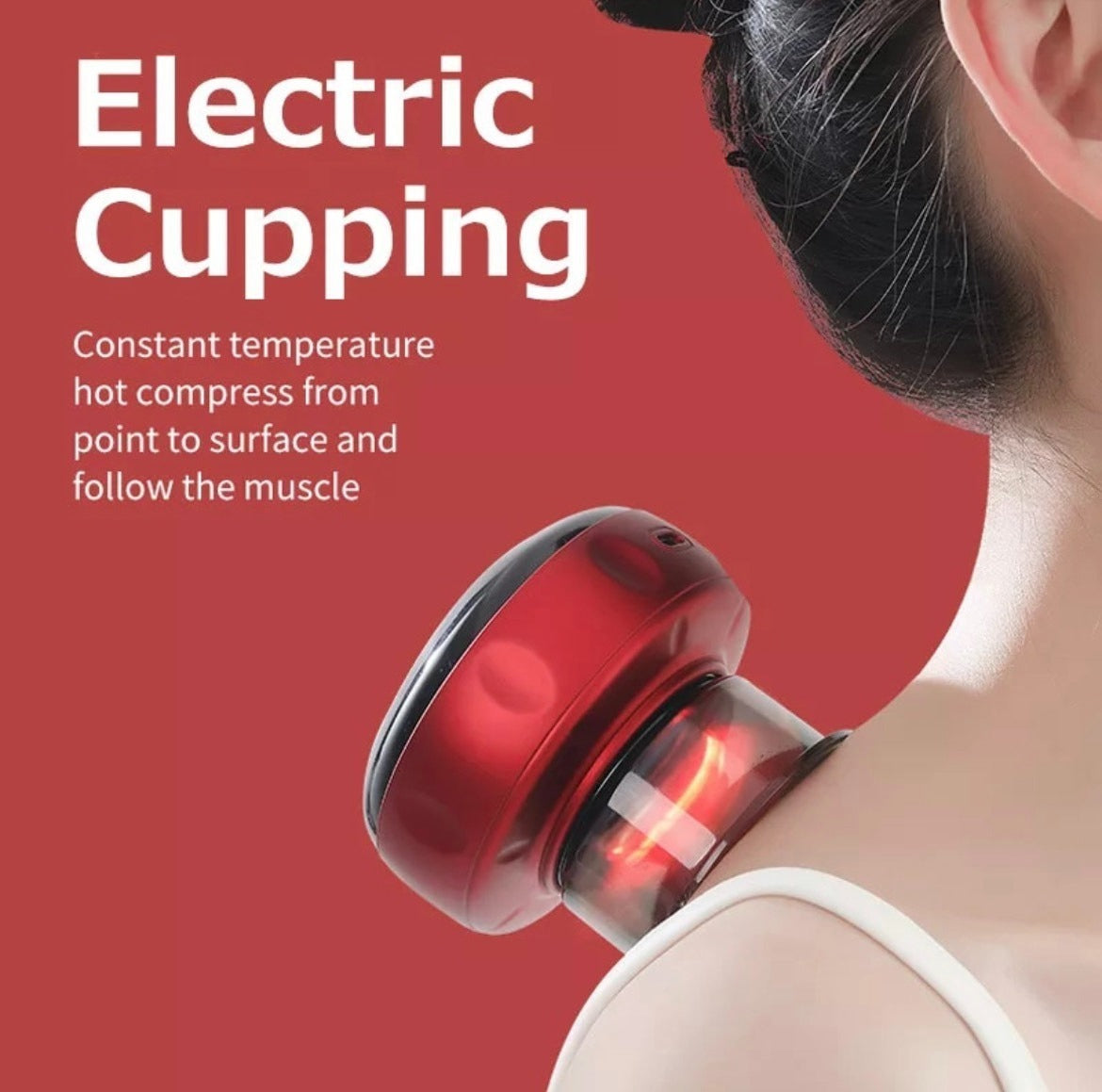 Masajeador Eléctrico Gua Sha - Ventosa China - Cupping