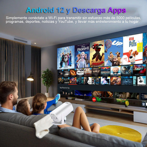 🎬 Mini Proyector 4K Android TV Lezenza - Tu Cine Portátil