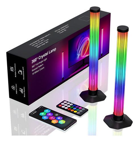 💡 Barra de Luz RGB LED 32cm Lezenza - Control Bluetooth