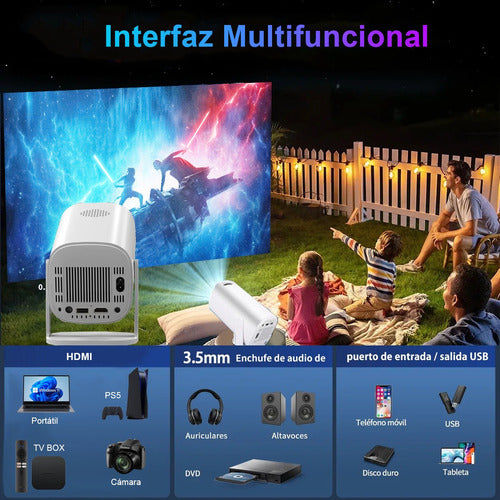 🎬 Mini Proyector 4K Android TV Lezenza - Tu Cine Portátil