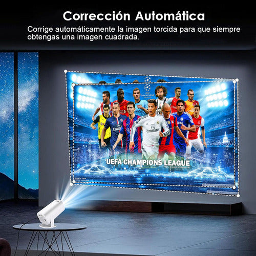 🎬 Mini Proyector 4K Android TV Lezenza - Tu Cine Portátil