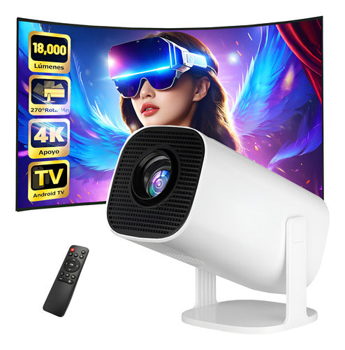 🎬 Mini Proyector 4K Android TV Lezenza - Tu Cine Portátil
