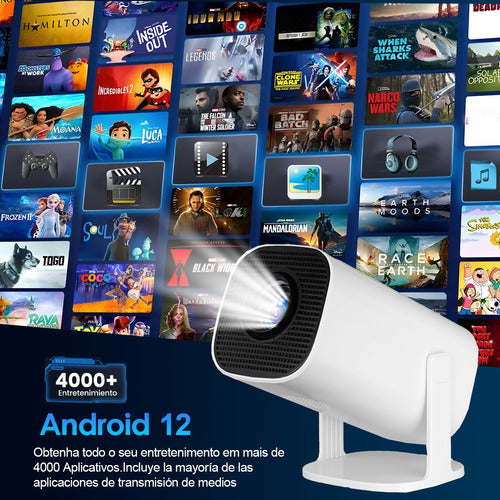 🎬 Mini Proyector 4K Android TV Lezenza - Tu Cine Portátil