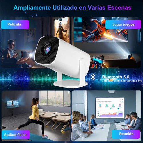 🎬 Mini Proyector 4K Android TV Lezenza - Tu Cine Portátil