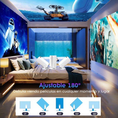 🎬 Mini Proyector 4K Android TV Lezenza - Tu Cine Portátil