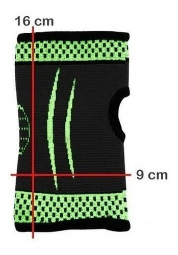 🏐 Pack 2 Muñequeras Elasticadas Hisport Lezenza - Tecnología Antimicrobiana